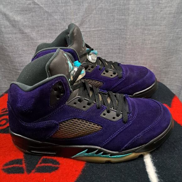 %Size 11.5 Nike Air Jordan 5 ‘Alternate Grape’ Men AJ8 main image 8